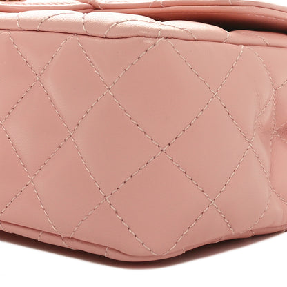 Chanel Lambskin Quilted Mini Strass On Top Flap Light Pink 10 of 11