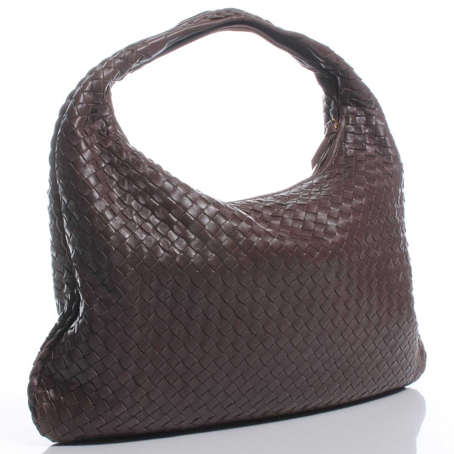 Bottega Veneta Nappa Intrecciato Large Veneta Hobo Truffle 3 of 11