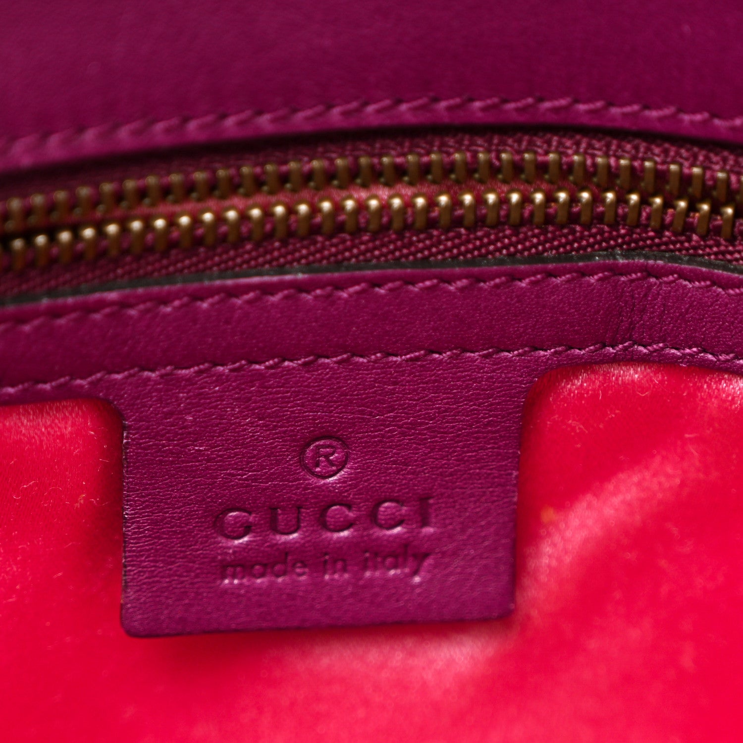Gucci Velvet Matelasse Medium GG Marmont Shoulder Bag Fuchsia Violet Cyclamen 6 of 10