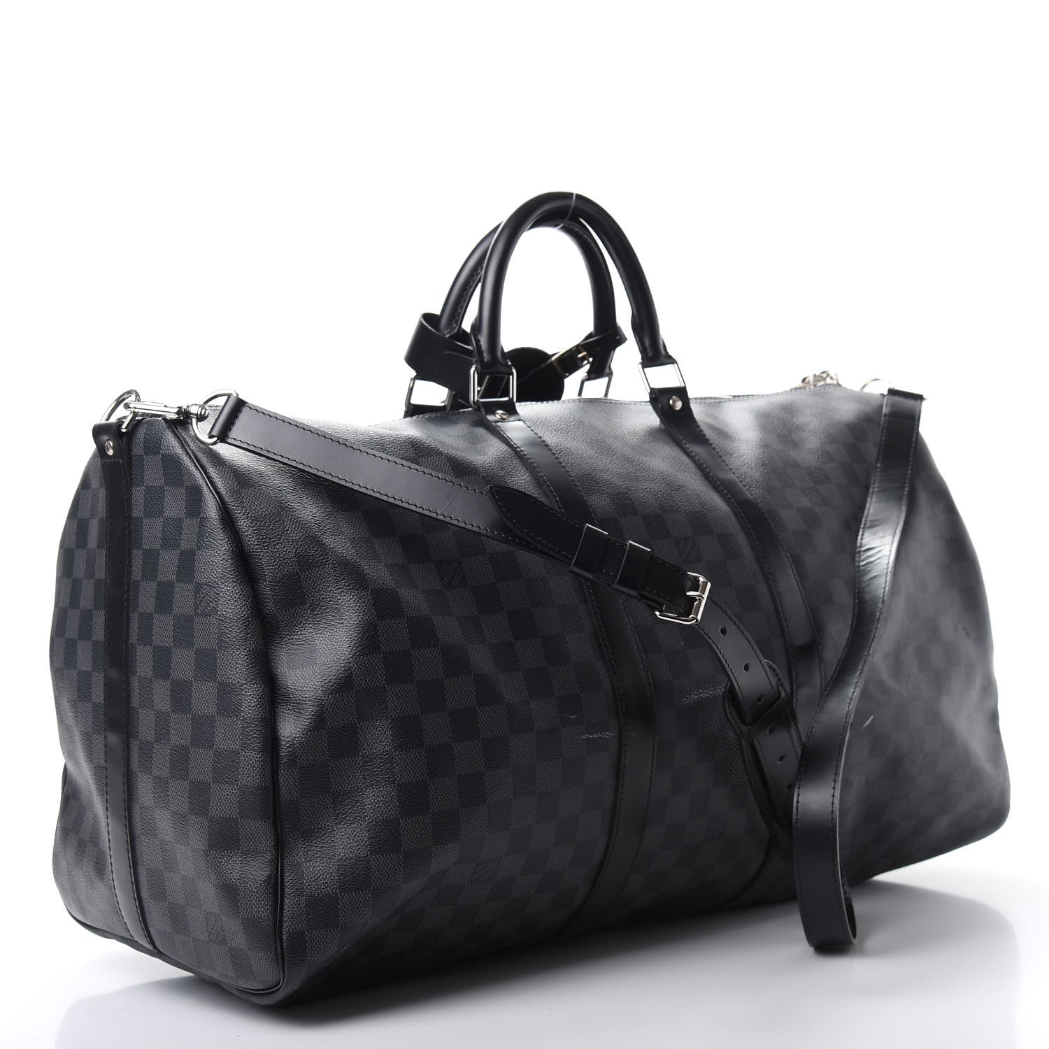 Louis Vuitton Damier Graphite Keepall Bandouliere 55 2 of 21
