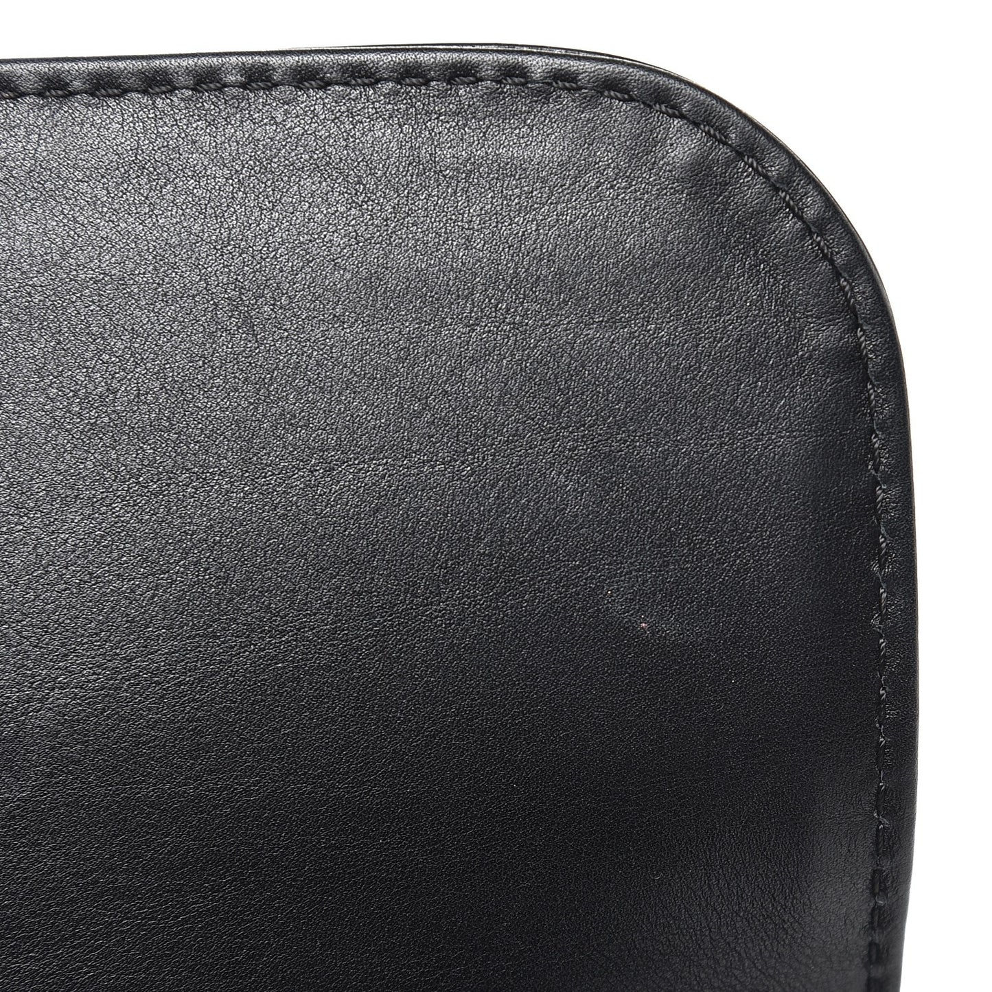 Vitello Medium Glam Lock Rockstud Flap Black