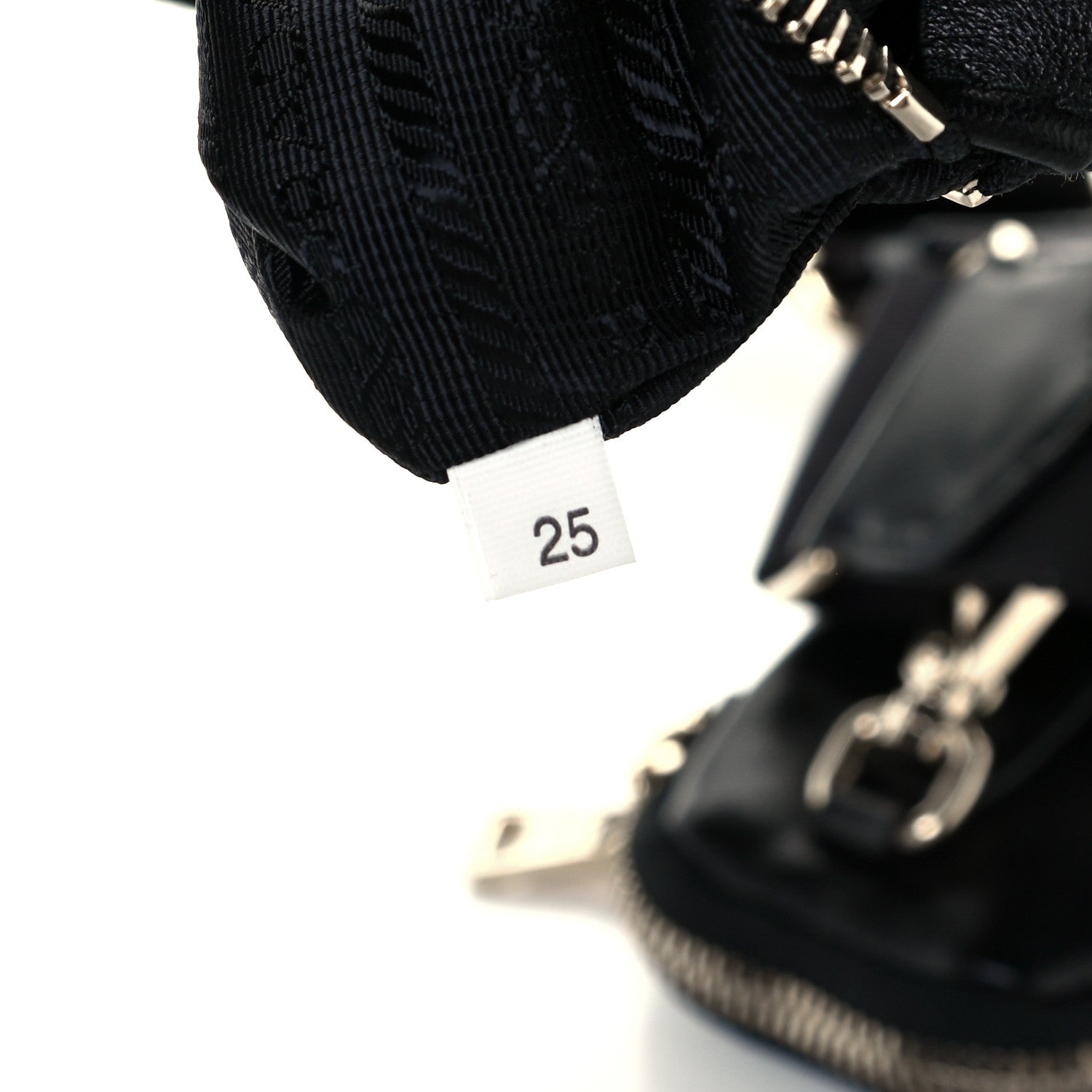 Prada Nappa Re-Nylon Triangle Quilted Patchwork System Shoulder Bag Black 7 of 12