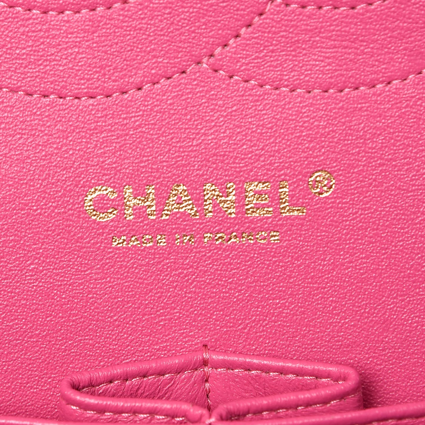 Lambskin Chevron Quilted Jumbo Double Flap Pink