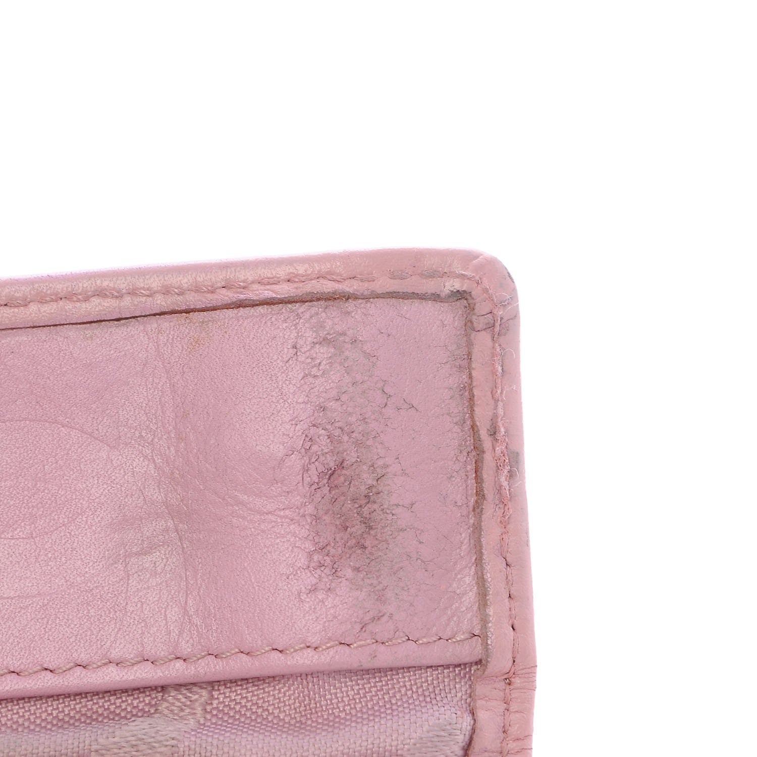 Chanel Calfskin Quilted Cambon 6 Key Holder Pink 12 of 14