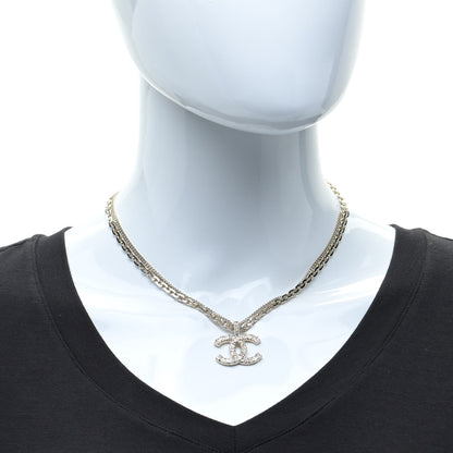 Chanel Crystal CC Multi Strand Chain Necklace Gold 2 of 7