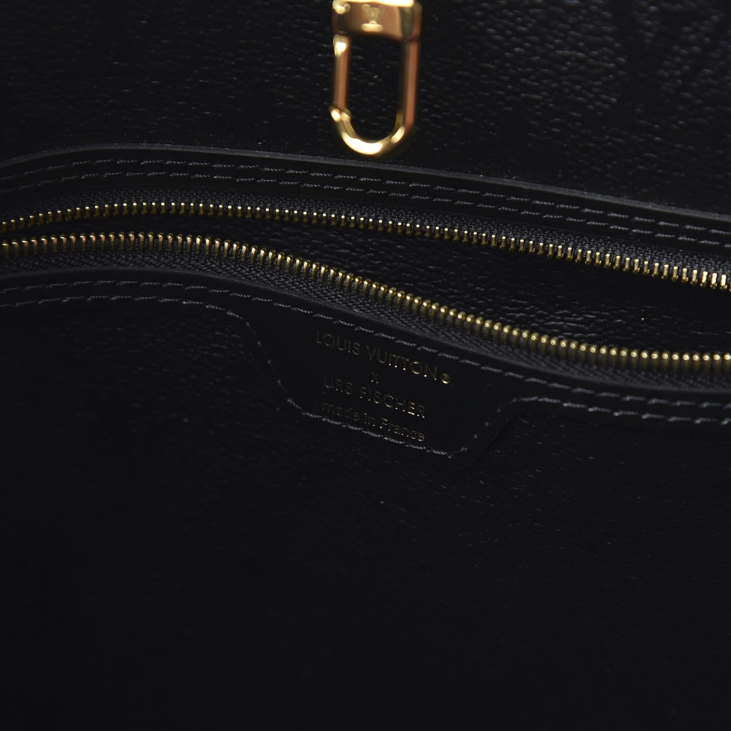 Louis Vuitton X UF Tufted Monogram Neverfull MM Black Red 9 of 10