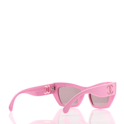 Chanel Acetate Cat Eye Sunglasses 5527 Pink 4 of 8