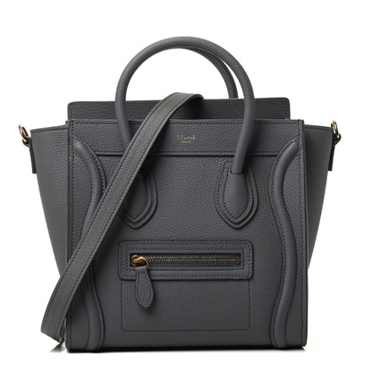 Celine Baby Drummed Calfskin Nano Luggage Kohl 1 of 4