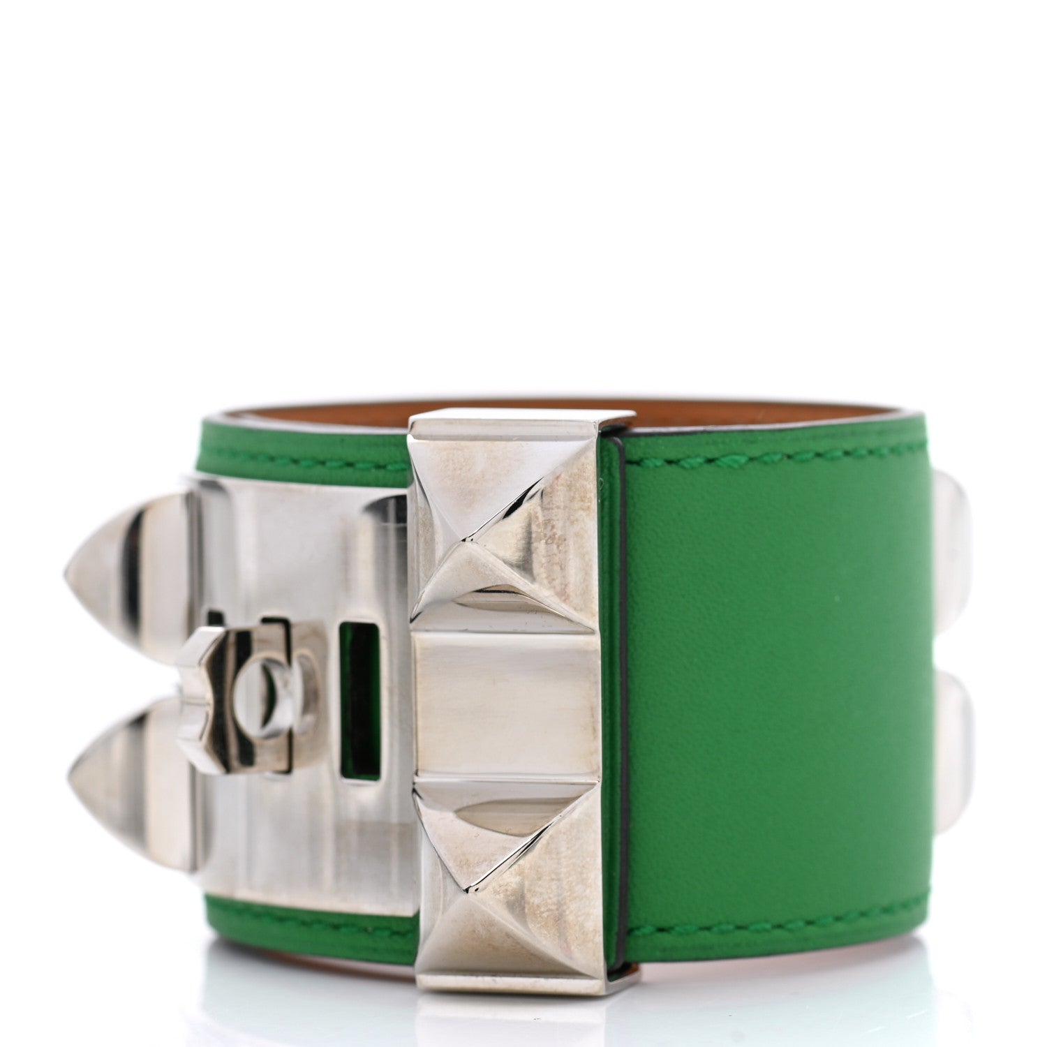 Hermes Swift Collier de Chien CDC Bracelet S Bambou 3 of 8