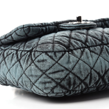 Chanel Denim Quilted Denimpression Small Flap Blue Black 6 of 11