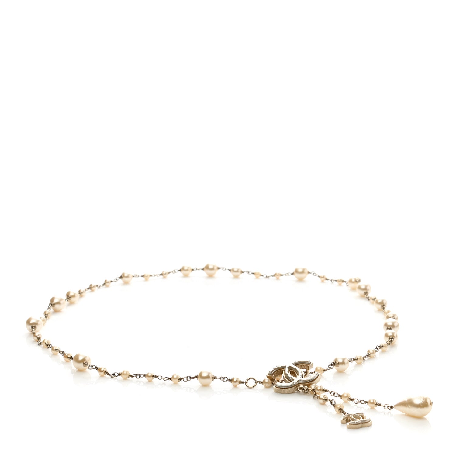 Chanel Pearl CC Chain Belt Gold 1 of 5