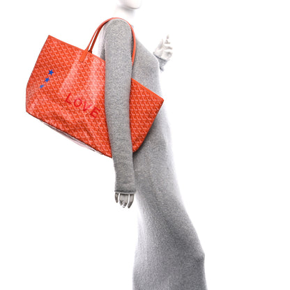 Goyard Goyardine Saint Louis GM Orange 3 of 10