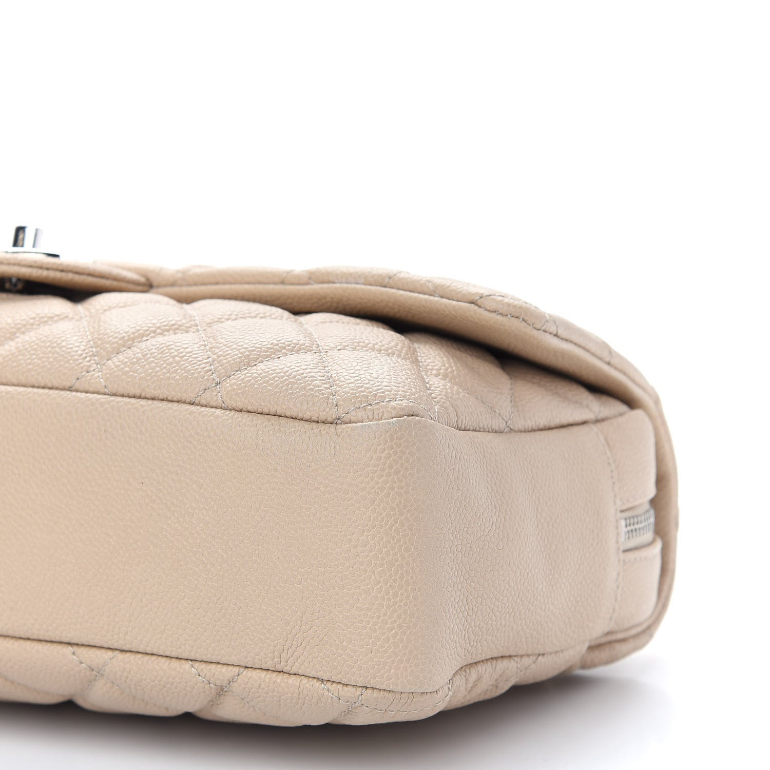 Chanel Caviar Quilted Jumbo Easy Flap Beige 9 of 9