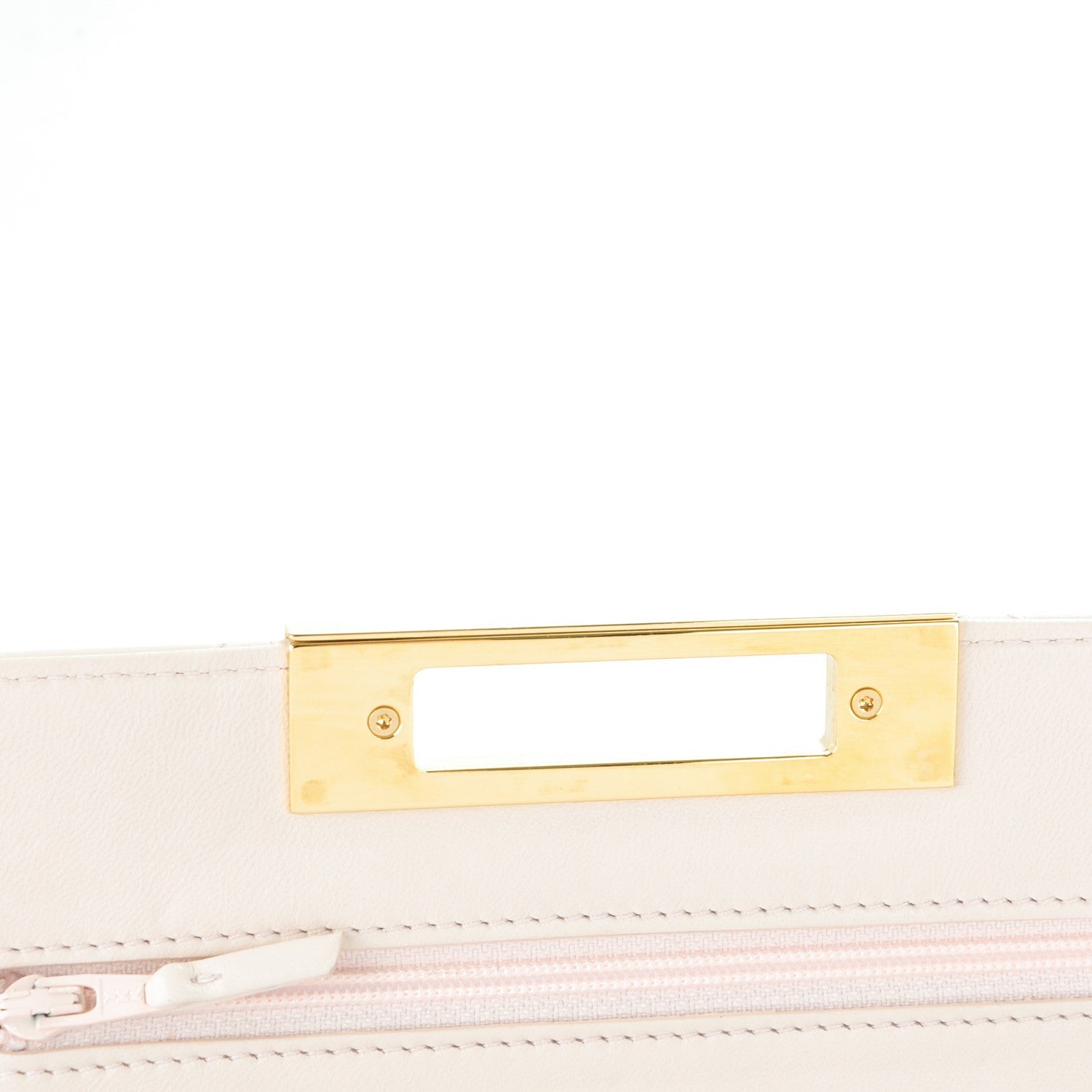Chanel Lambskin Quilted Golden Class Wallet on Chain WOC Light Pink 6 of 8