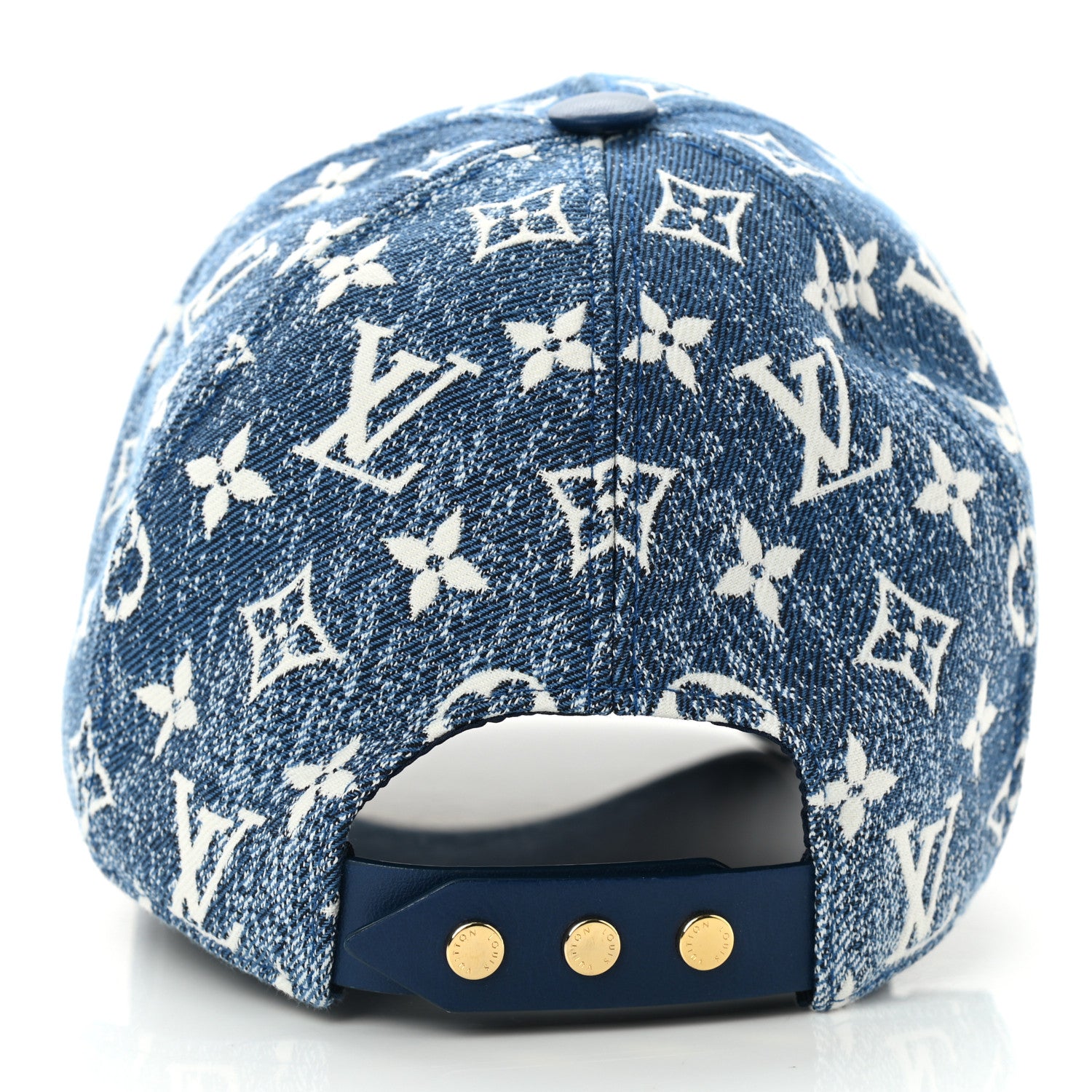 Louis Vuitton Monogram Jacquard Cap M Blue 6 of 8