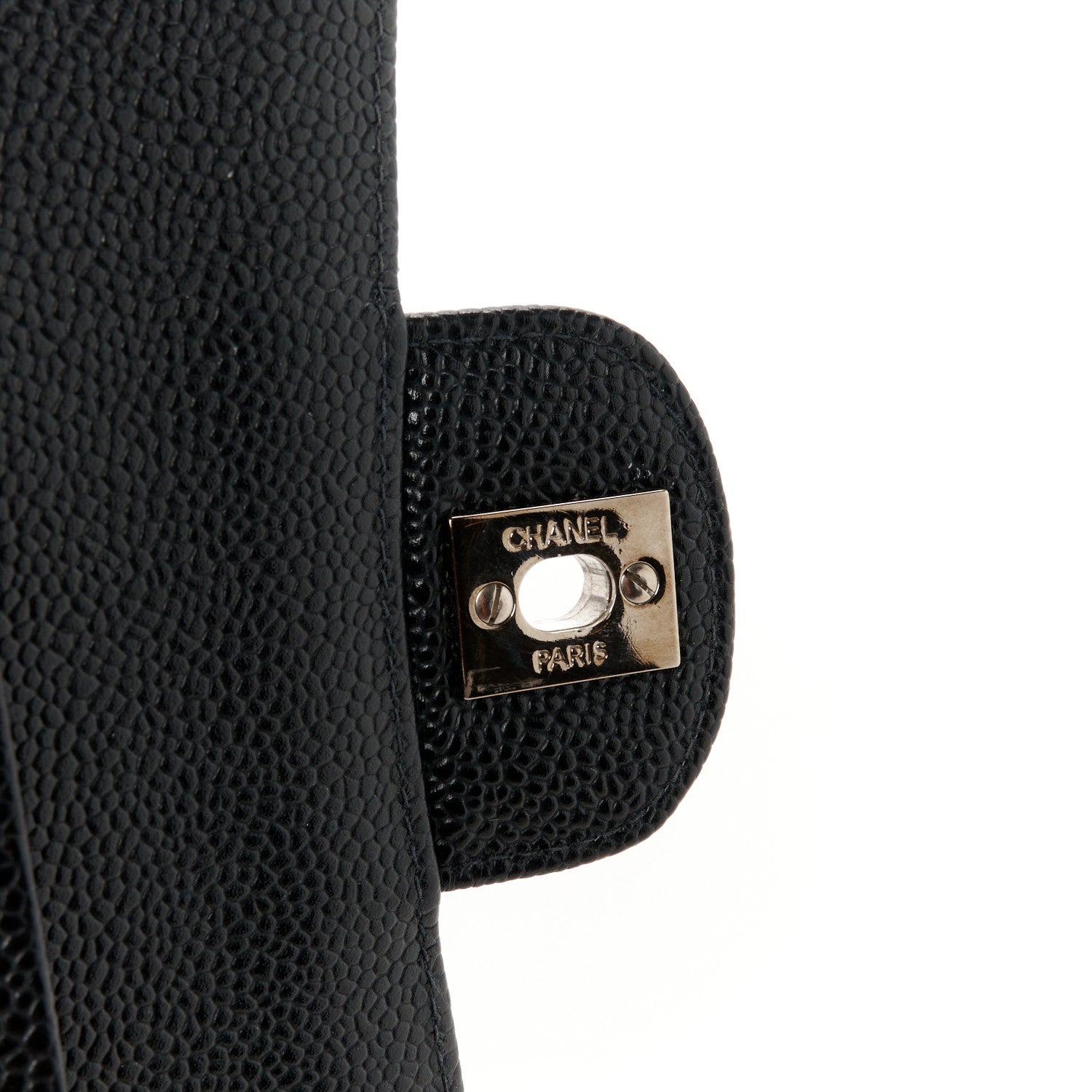 Chanel Caviar Quilted Medium Double Flap Black 7 of 11