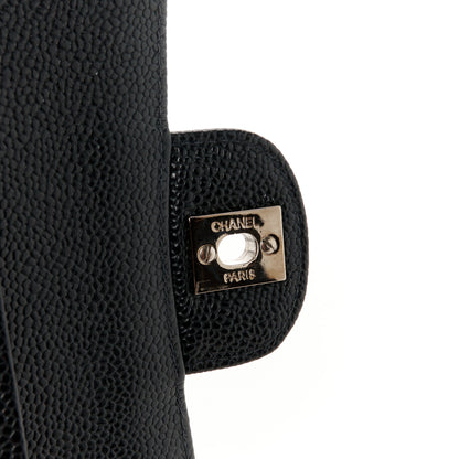 Chanel Caviar Quilted Medium Double Flap Black 7 of 11