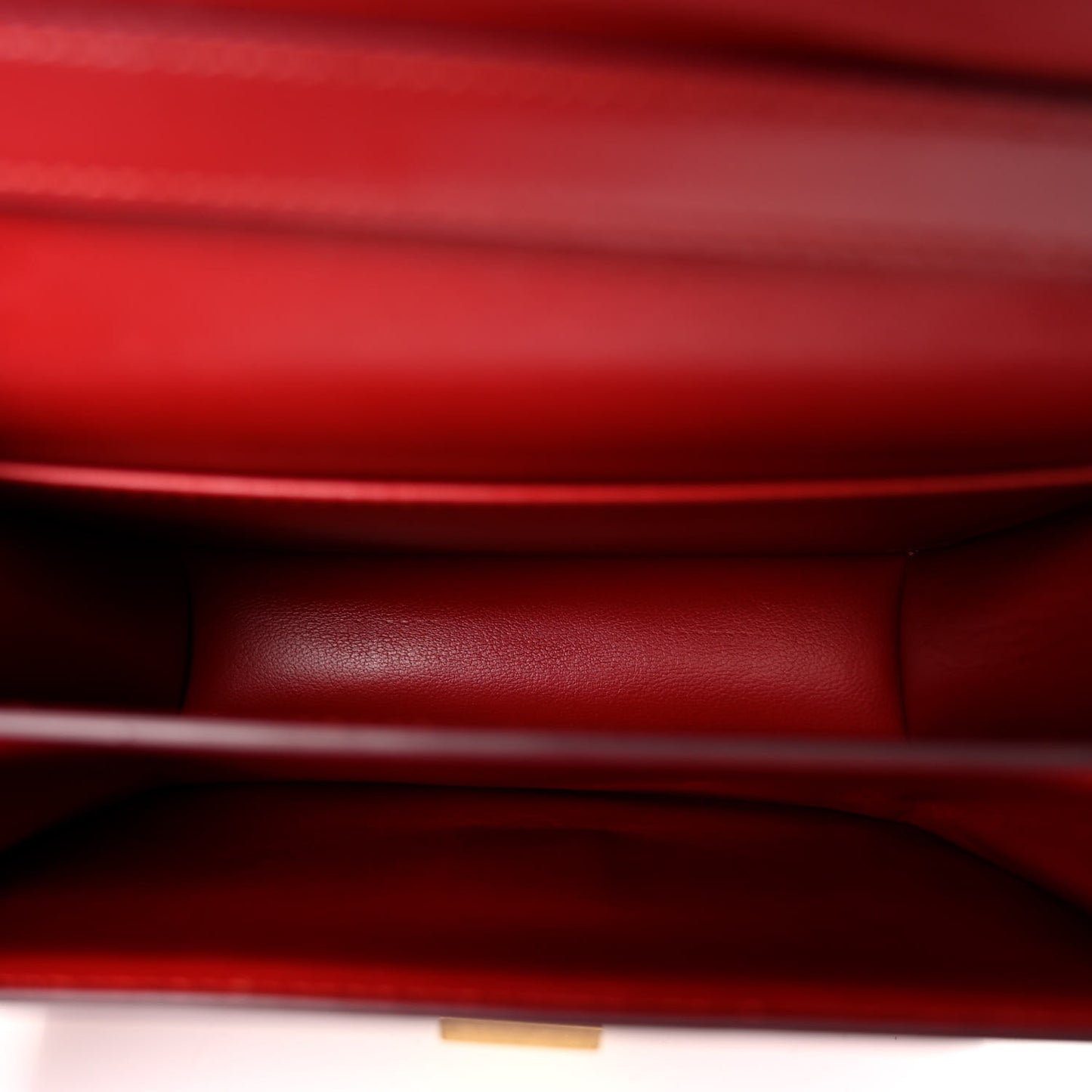 Box Calfskin Teen Classic Box Flap Bag Red