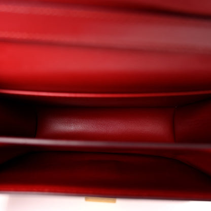 Celine Box Calfskin Teen Classic Box Flap Bag Red 5 of 10
