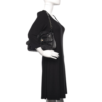 Fendi Nappa Patent B Bis Flap Bag Black 2 of 10