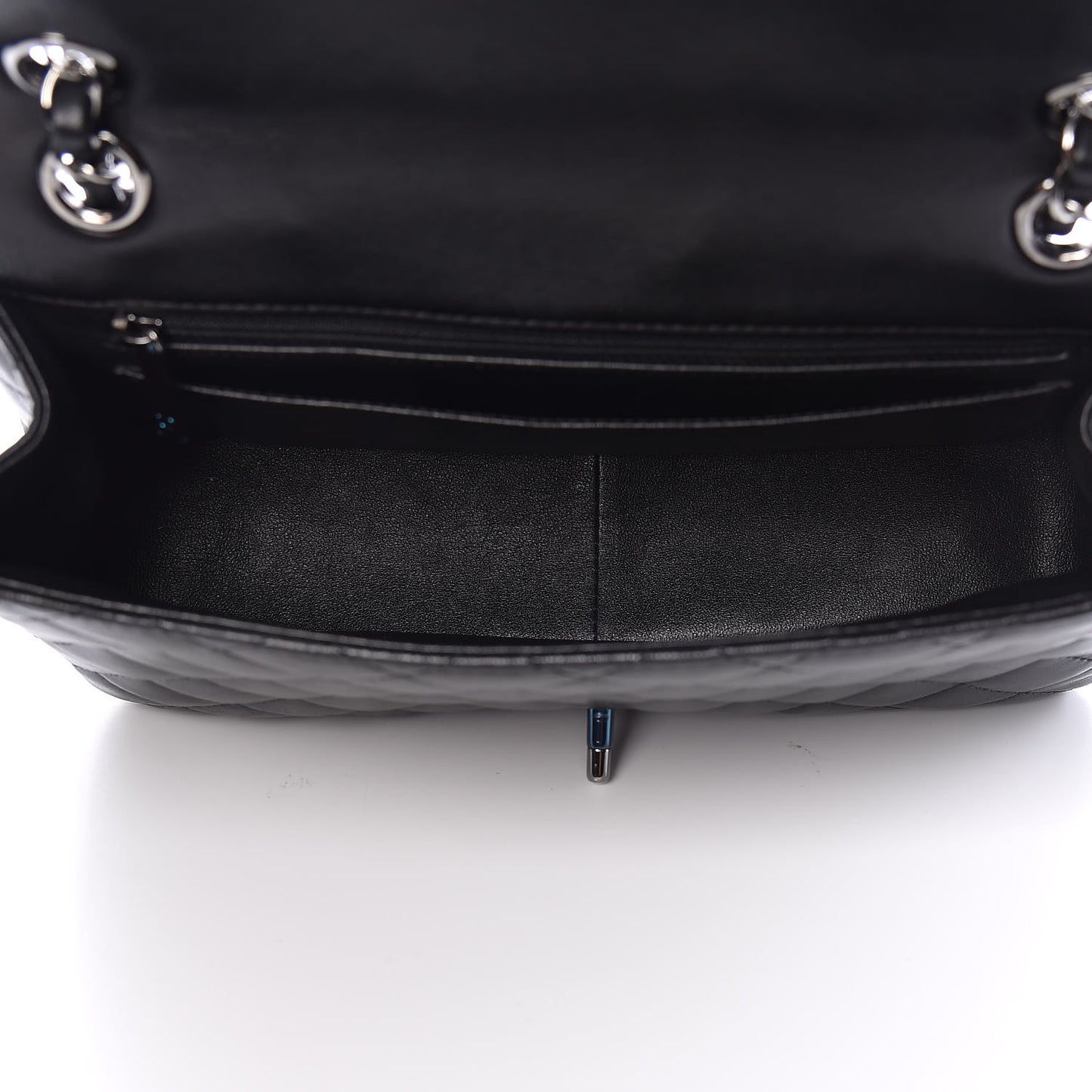 Lambskin Quilted Elementary Chic Flap Black