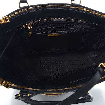 Prada Saffiano Large Galleria Double Zip Tote Black 6 of 17