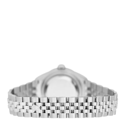 Rolex Stainless Steel 18K White Gold Diamond Mother of Pearl 28mm Oyster Perpetual Datejust Watch 279384 3 of 5
