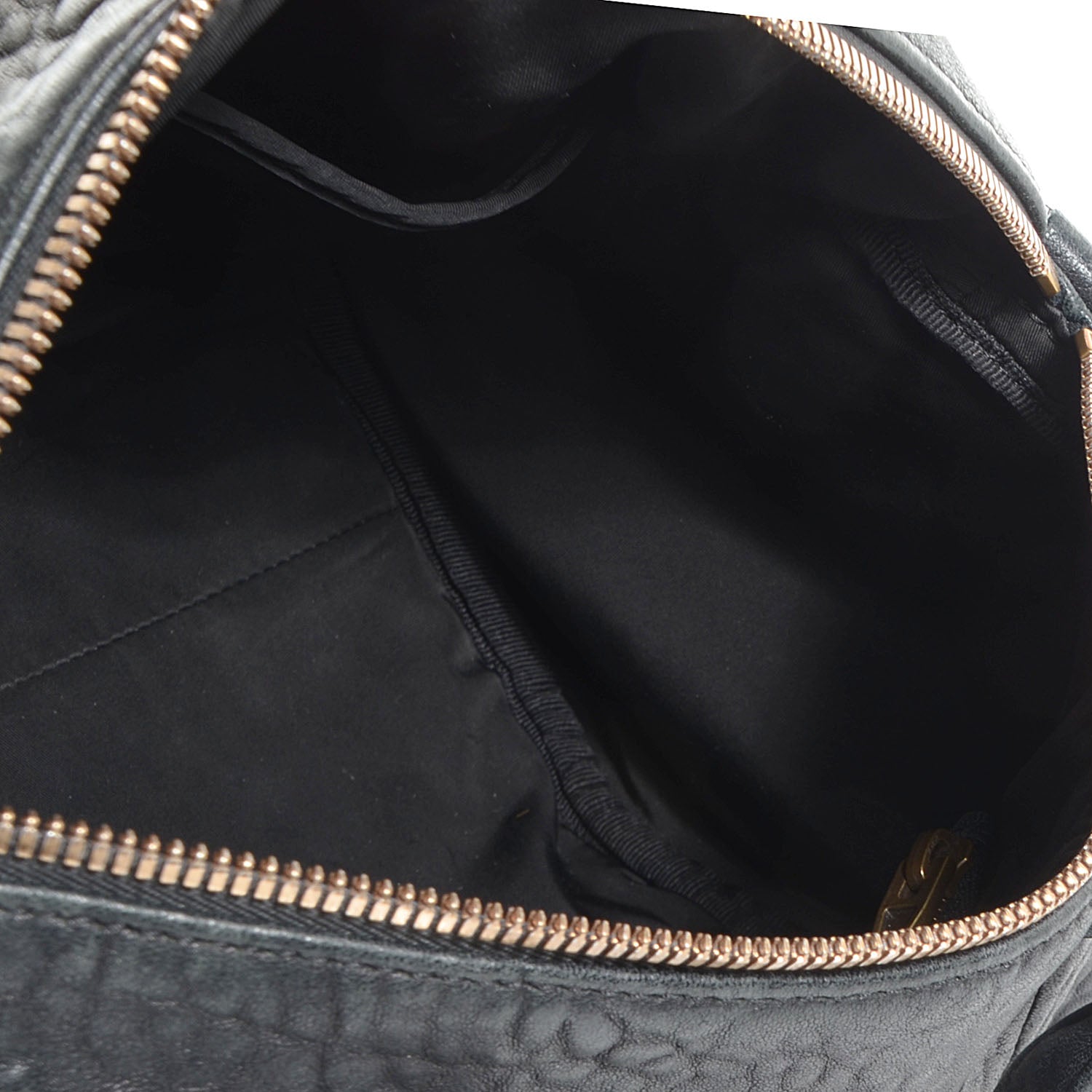Alexander Wang Pebbled Lambskin Rocco Black Antique Brass Hardware 5 of 7