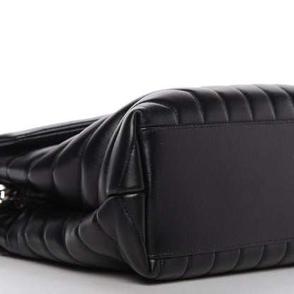 Saint Laurent Calfskin Y Quilted Monogram Medium Loulou Chain Satchel Black 6 of 12