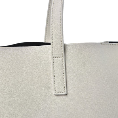 Saint Laurent Calfskin Large Shopping Tote Porcellana 12 of 15