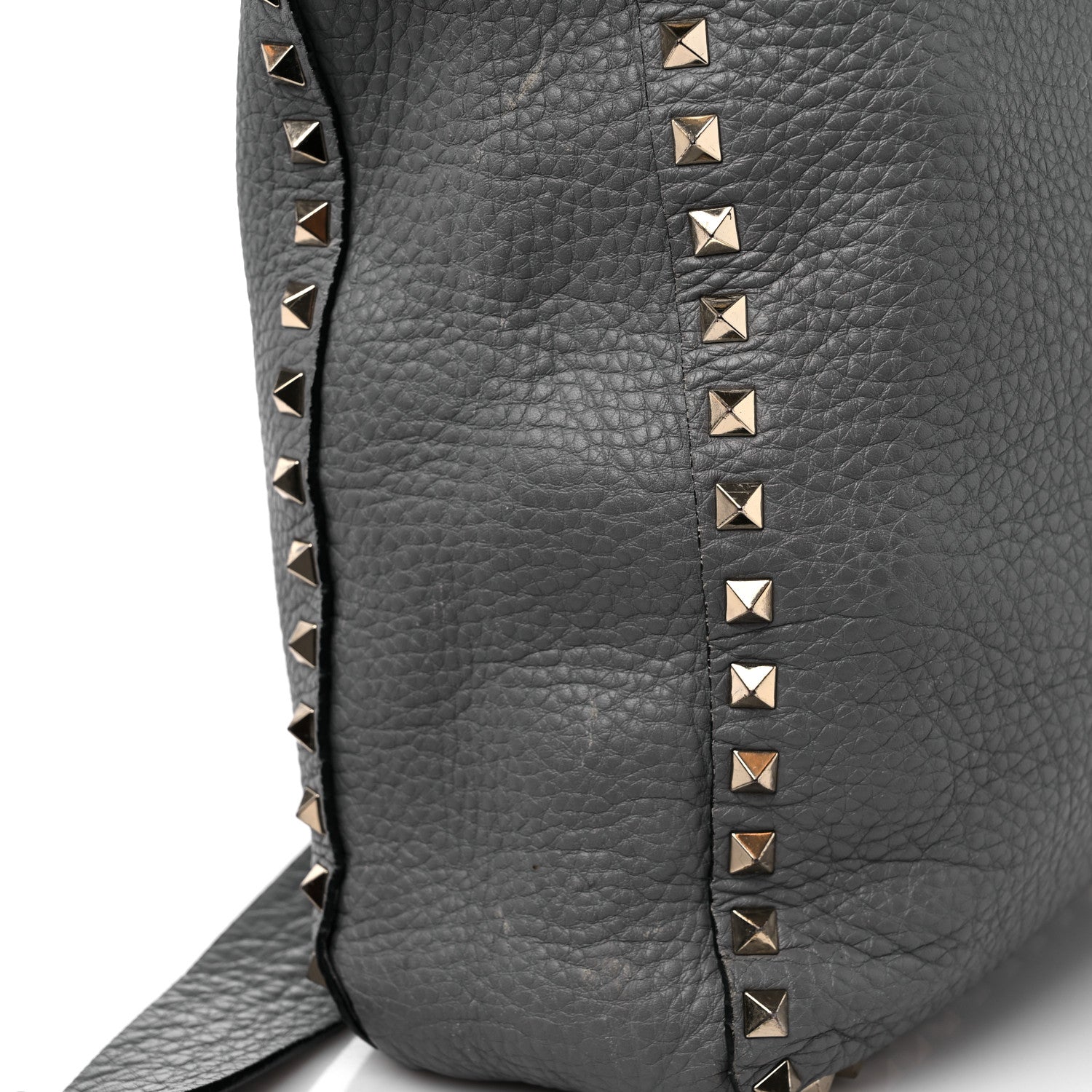 Valentino Garavani Pebbled Calfskin Small Rockstud Flip-Lock Messenger Bag Pebble 12 of 17