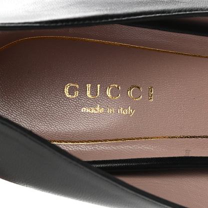 Gucci Calfskin Horsebit Pumps 40 Black 7 of 9