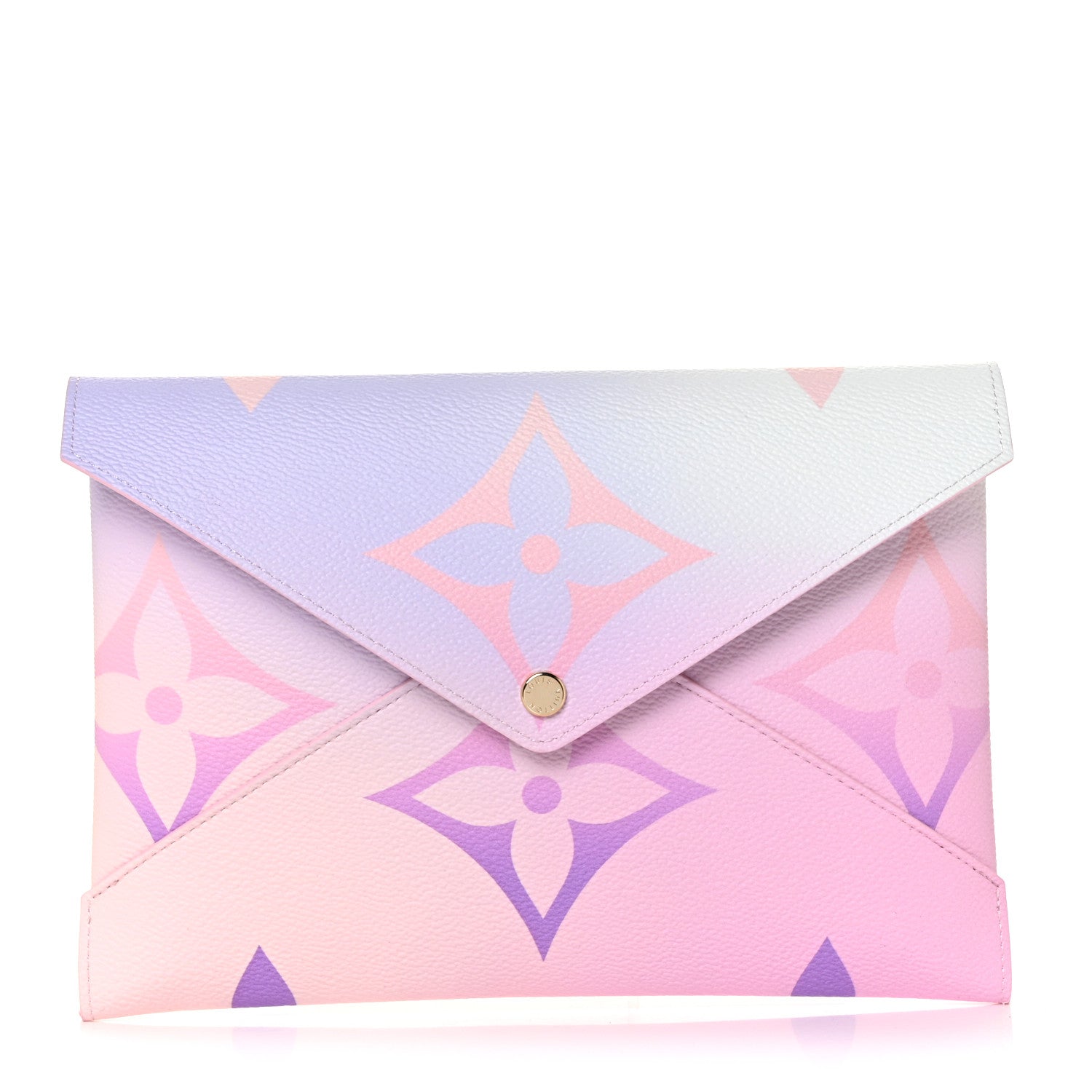 Louis Vuitton Monogram Giant Spring In The City Kirigami Pochette Set Sunrise Pastel Sunset Kaki 2 of 10