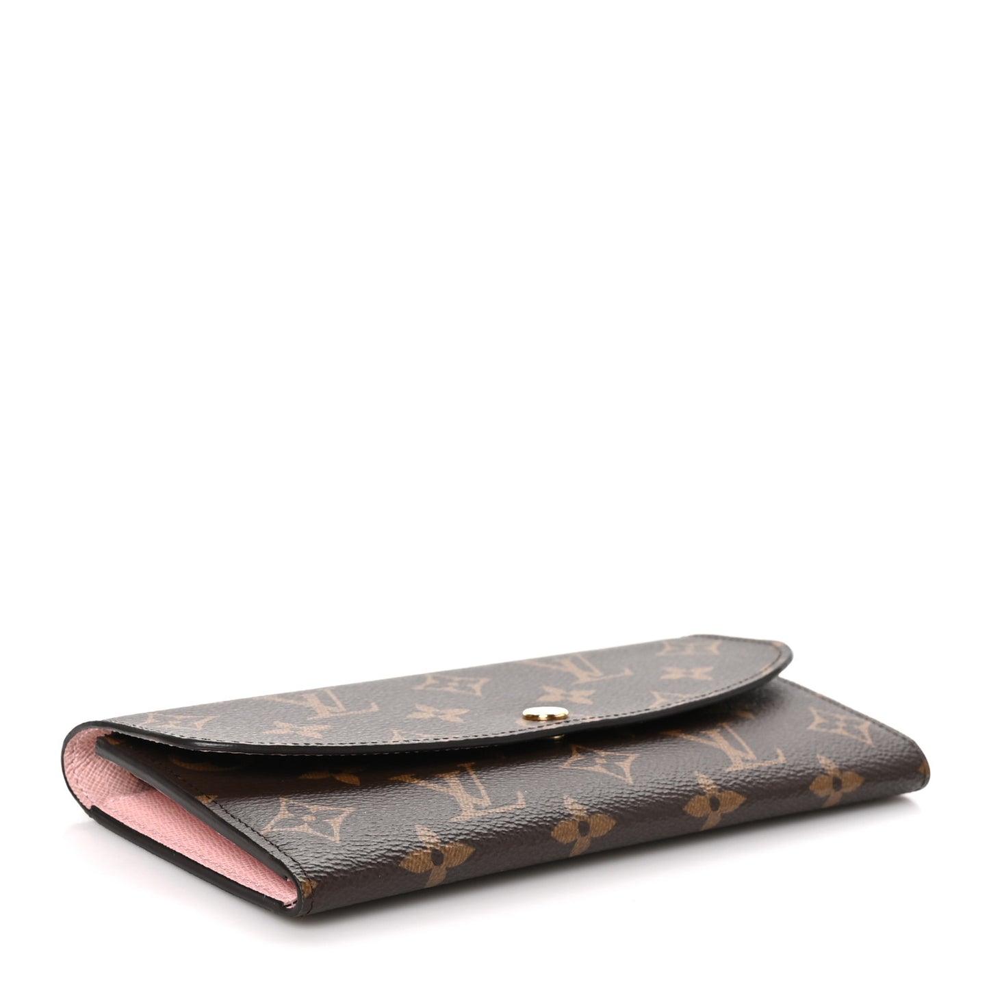 Monogram Emilie Wallet Rose Ballerine