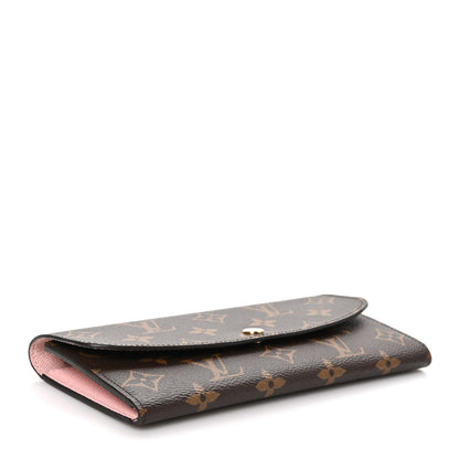 Louis Vuitton Monogram Emilie Wallet Rose Ballerine 3 of 7