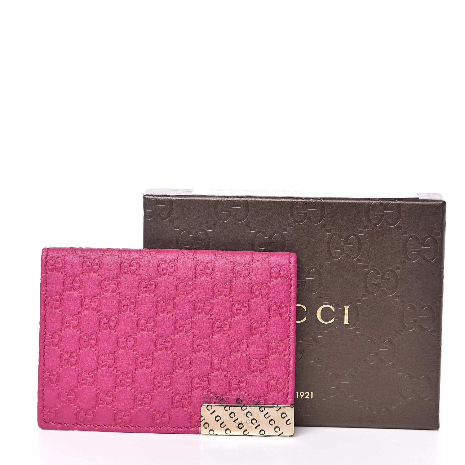 Gucci Microguccissima Train Pass Case Peonia Flower 8 of 8