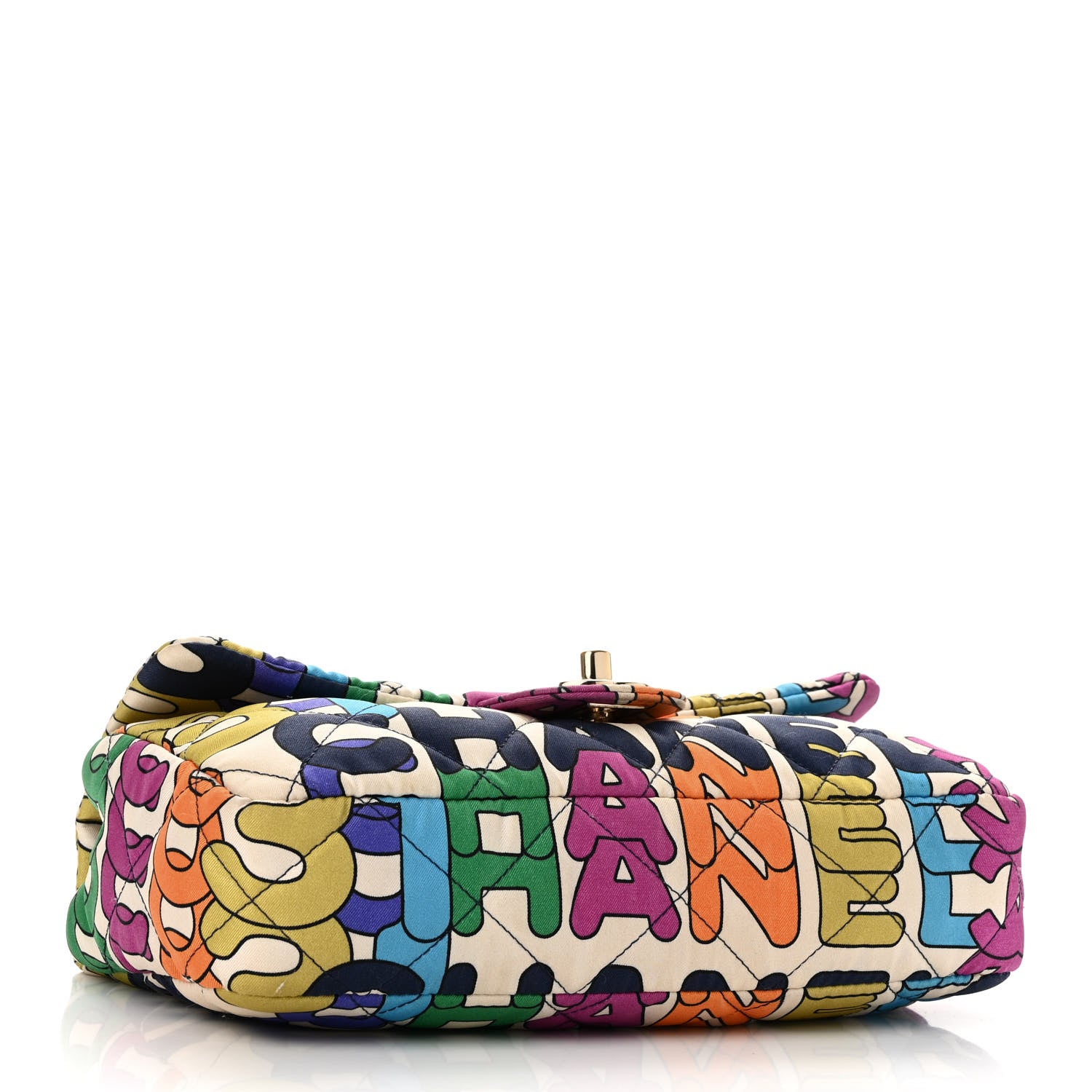 Chanel Printed Silk CC Small Single Flap Multicolor 4 of 11