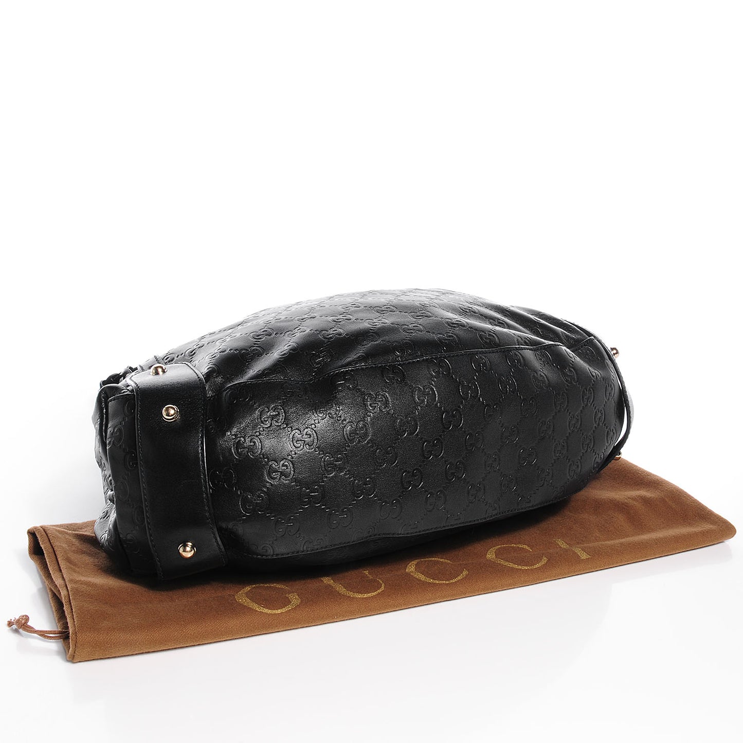 Guccissima Medium Pelham Shoulder Bag Black