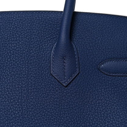 Hermes Togo Birkin 30 Bleu Saphir 10 of 35