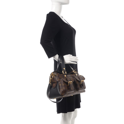 Louis Vuitton Monogram Manhattan NM Black 2 of 12