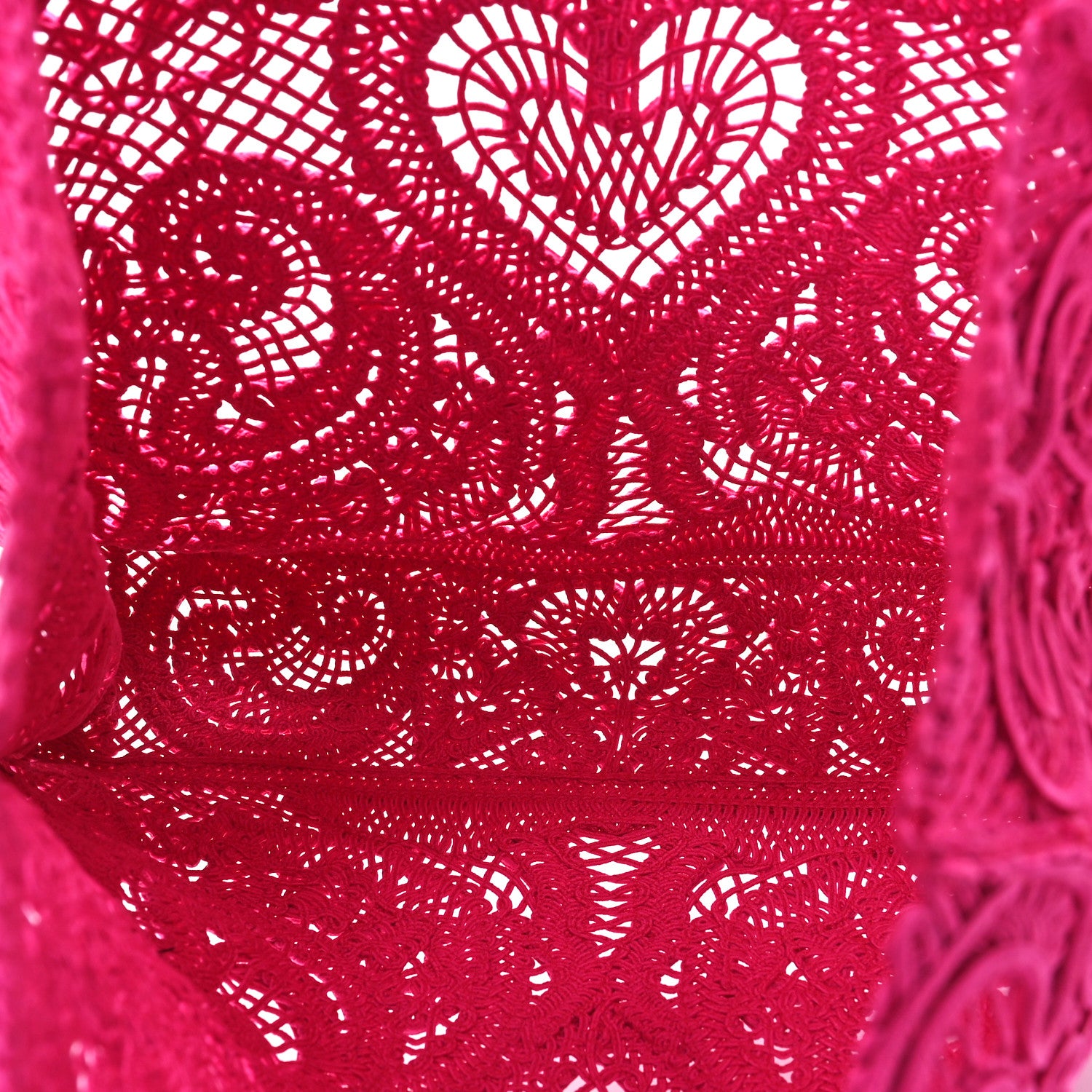 Dolce & Gabbana Cordonetto Lace Large Beatrice Tote Pink 5 of 8