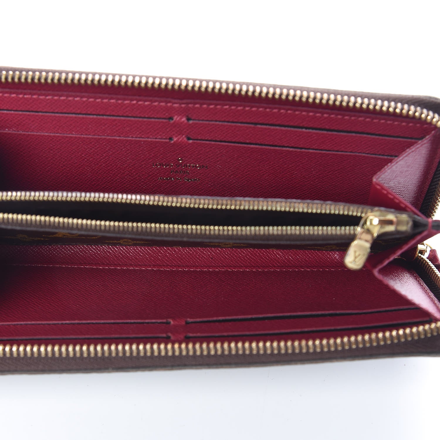 Louis Vuitton Monogram Clemence Wallet Fuchsia 5 of 6