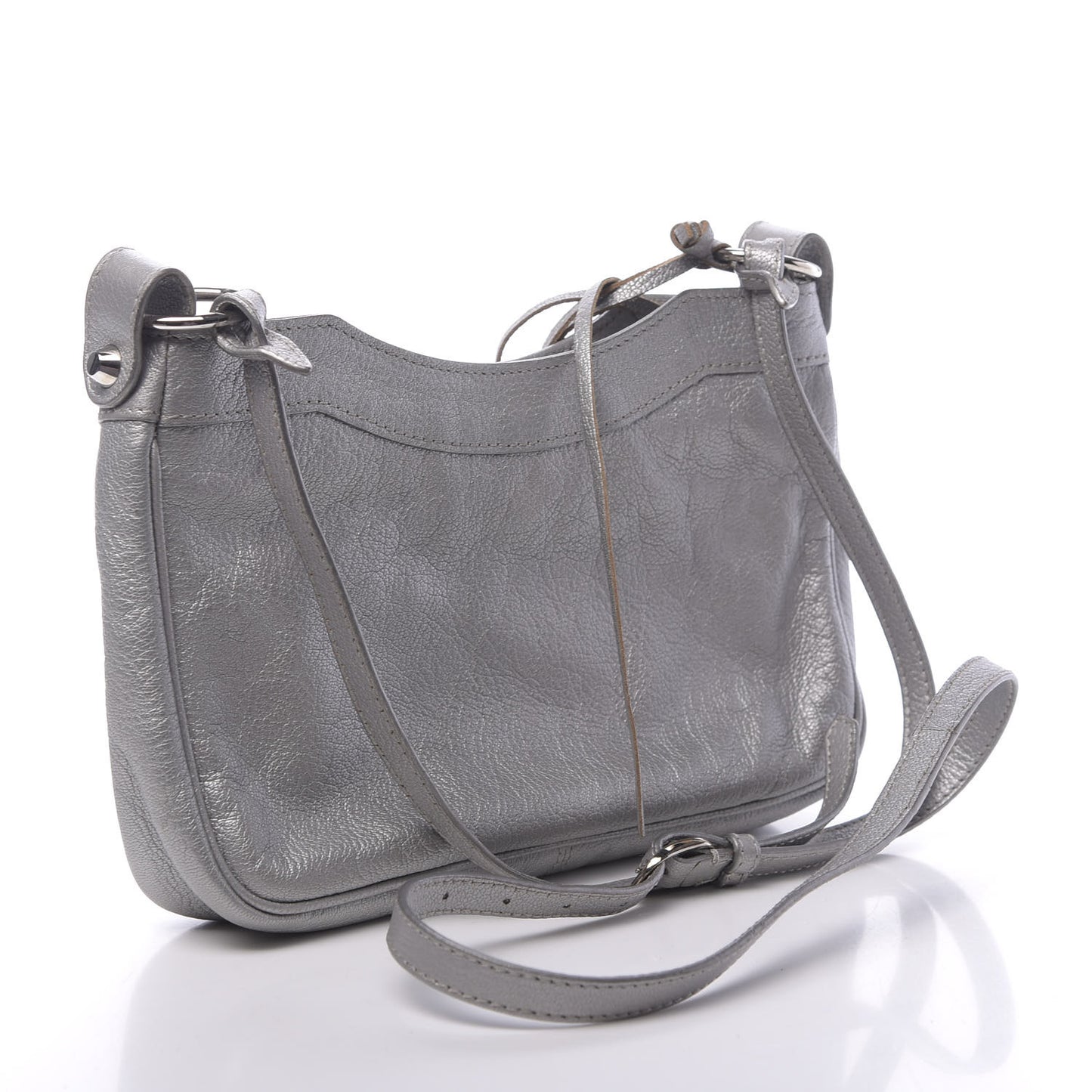 Chevre Classic Silver Hardware Hip Grey