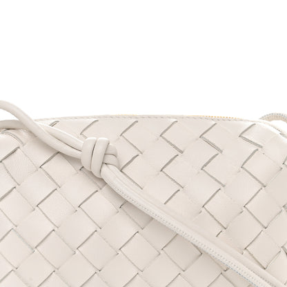 Bottega Veneta Nappa Intrecciato Mini Loop Camera Bag White 8 of 10