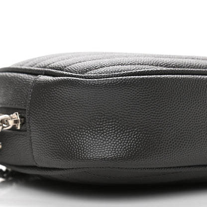 Saint Laurent Grain De Poudre Matelasse Monogram Mini Lou Camera Bag Asphalt 5 of 11