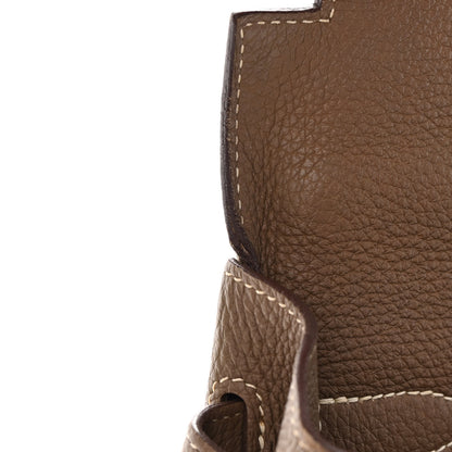 Hermes Togo Kelly Retourne 35 Etoupe 4 of 31