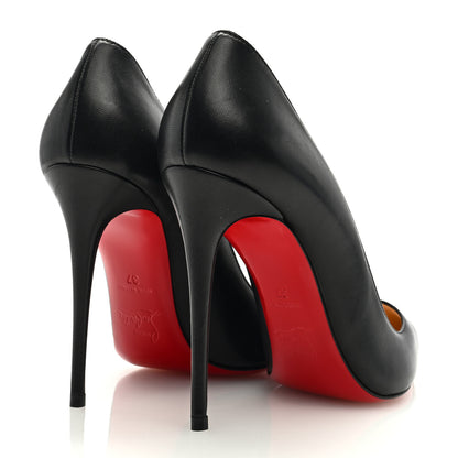 Christian Louboutin Shiny Nappa Pigalle Follies 100 Pumps 37 Black 4 of 8