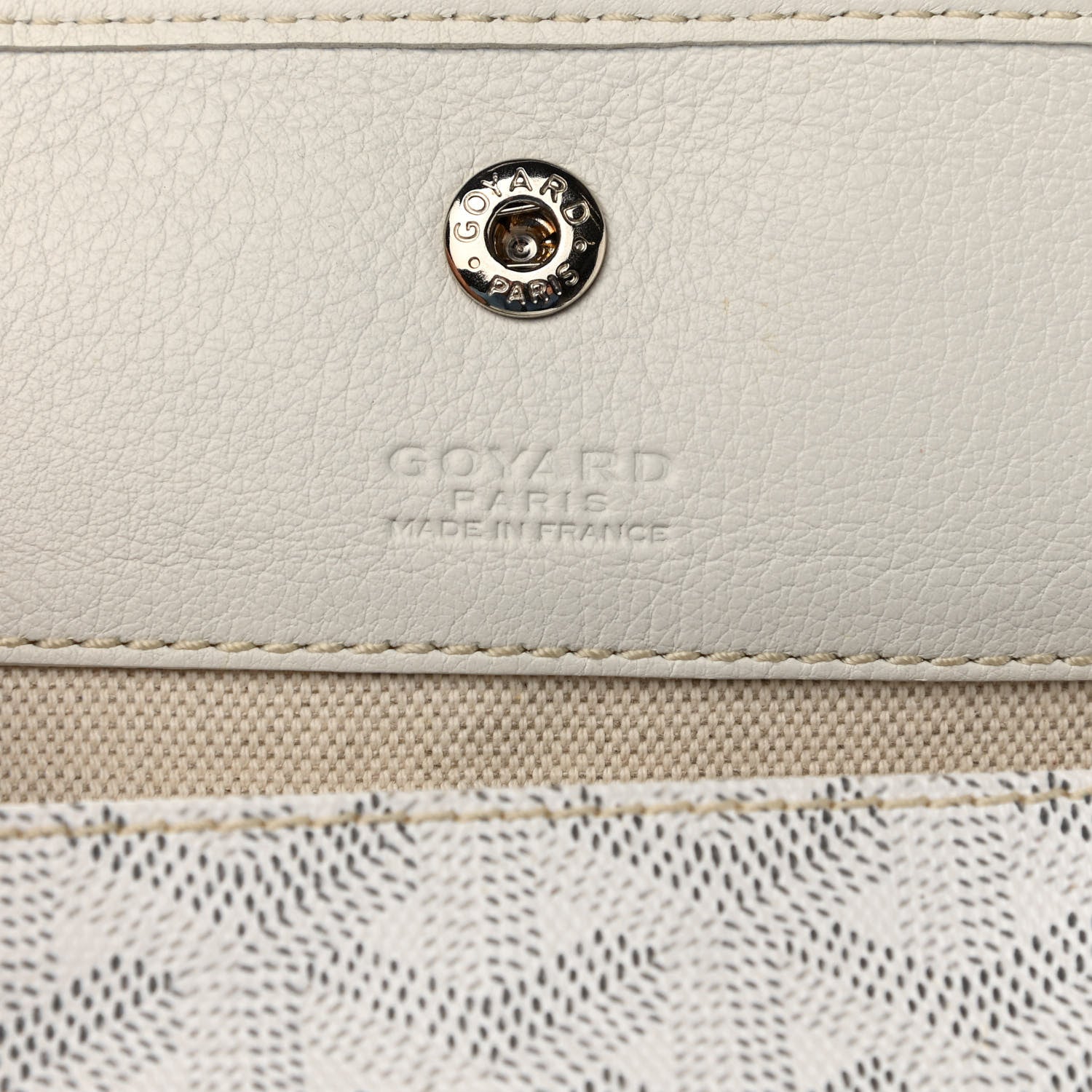 Goyard Goyardine Saint Louis GM White 6 of 11