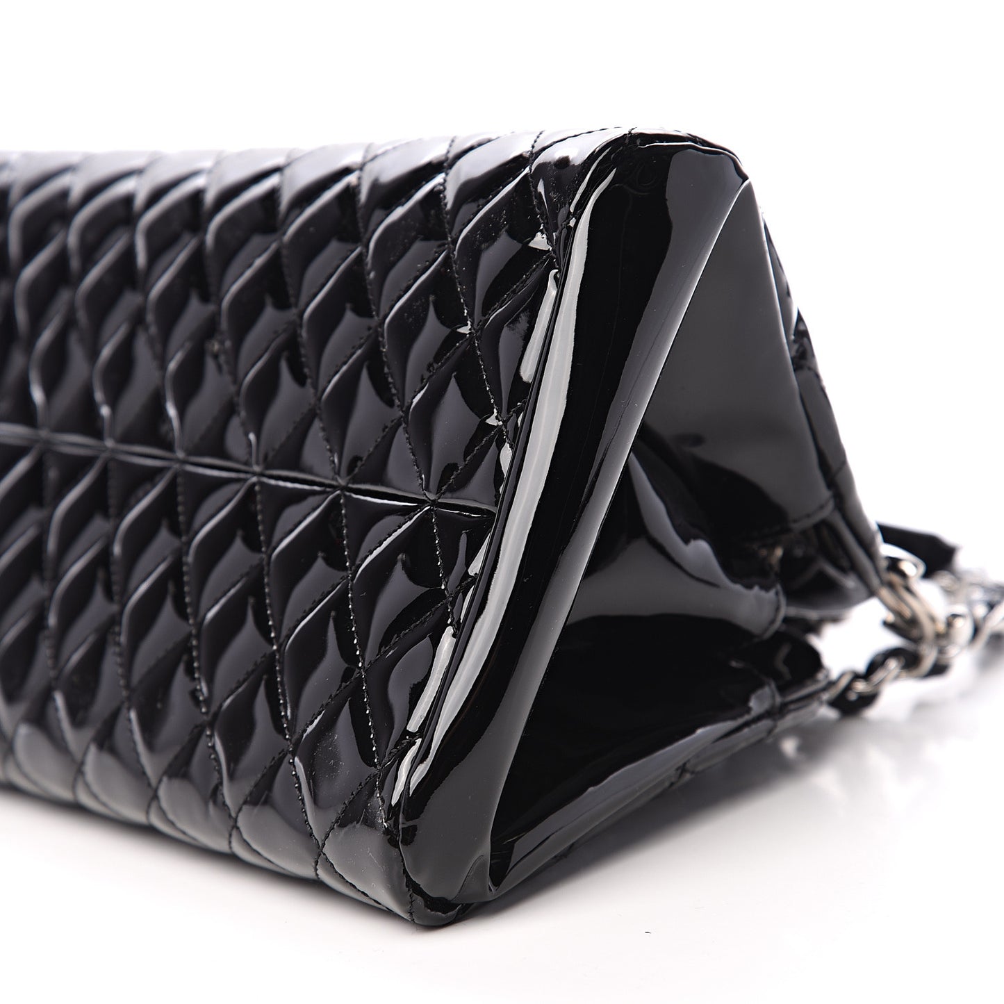 Patent Quilted Medium Just Mademoiselle Black