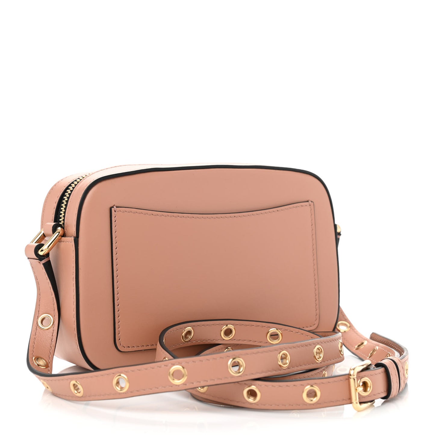 Calfskin DG Millennials Camera Crossbody Bag Rose Antica
